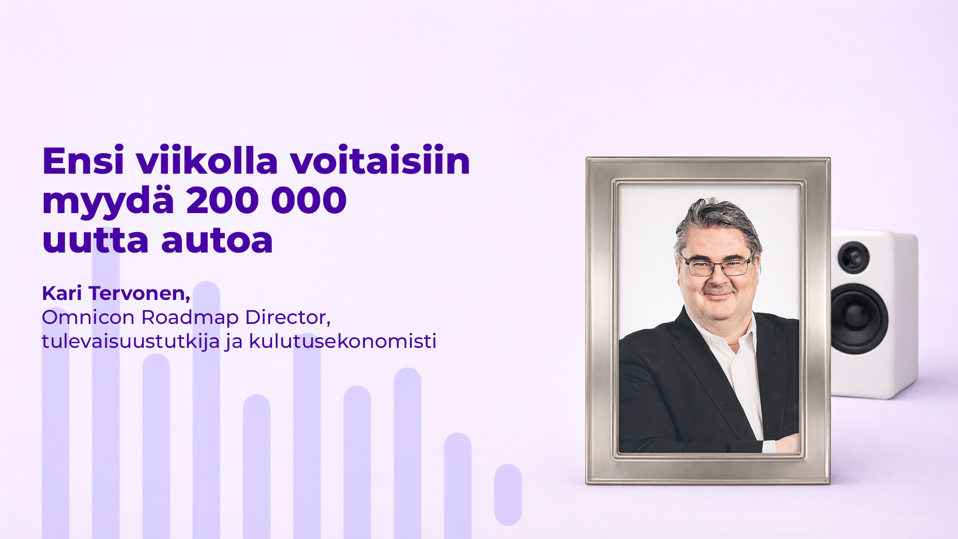 Kari Tervonen, Omnicom Roadmap Director, tulevaisuustutkija ja kulutusekonomisti